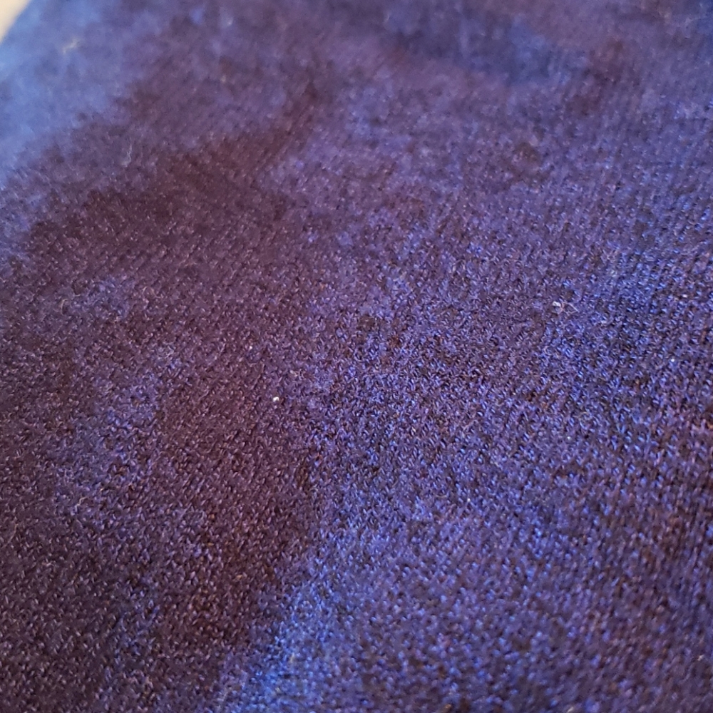 Blue cow neck dress - Picture 3 of 3